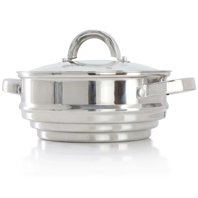 Oster® Oster Sangerfield 8 Inch Universal Stainless Steel Steamer With Lid 4 Oster® Oster Sangerfield 8 Inch Universal Stainless Steel Steamer With Lid - Image 2