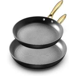 Imarku Professional Cooking Utensils , Nonstick Cast Iron Skillets 2pcs, 10 Inch, 12 Inch Pizza Pans , Steak Pan, Dishwasher Safe, Free POFA -Cookware Store GUEST fa2bf36b 672f 4c30 9136 6ebc2b474fce
