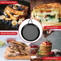 Brentwood Carbon Steel Nonstick Round Comal Griddle For Single Burner -Cookware Store GUEST fa6d3ba9 b3e7 4d66 91c3 7d81c4d9e1d7