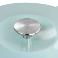 Gibson Enameled Cast Iron 5 Quart Round Dutch Oven With Lid In Light Cyan -Cookware Store GUEST fb763ddd 3554 4801 827d d03a95fd5148