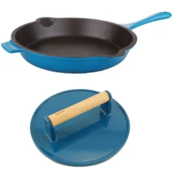 BergHOFF Neo 2Pc Cast Iron Cookware Set, 10" Fry Pan & Steak Press -Cookware Store GUEST fc2e4a51 3aeb 4831 b6fa 48327b3dbfda