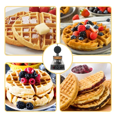 Waffle Maker, Stainless Steel Electric Waffle Machine - 1200W Single Head With Non-Stick Coating For Home & Commercial Use 5 Waffle Maker, Stainless Steel Electric Waffle Machine - 1200W Single Head With Non-Stick Coating For Home & Commercial Use - Image 3