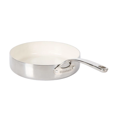 Bloomhouse 10 Inch Triply Stainless Steel Fry Pan W/ Lid W/ Non-Stick Non-Toxic Pro Ceramic Interior Frying Pan 9 Bloomhouse 10 Inch Triply Stainless Steel Fry Pan W/ Lid W/ Non-Stick Non-Toxic Pro Ceramic Interior Frying Pan - Image 7