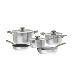 BergHOFF Bolt 8Pc Recycled 18/10 Stainless Steel Cookware Set With Glass Lids, Green 14 BergHOFF Bolt 8Pc Recycled 18/10 Stainless Steel Cookware Set With Glass Lids, Green -Cookware Store GUEST ff0258c0 3970 422e ab9a 78ff8538dc78