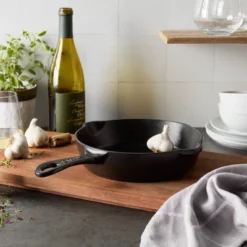 STAUB Cast Iron 8.5-inch Traditional Deep Skillet