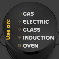 Gourmet Edge Stock Pot Stainless Steel Cooking Pot With Lid, Silver -Cookware Store GUEST ffb8220c 719a 41bf 907b 1e5052ed1164